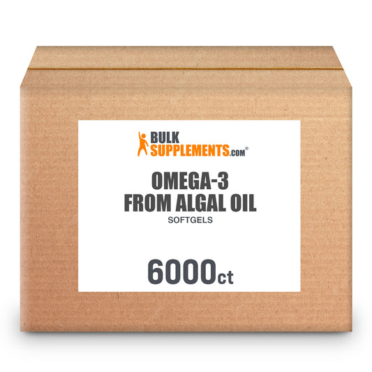 BulkSupplements.com Algal Oil Softgels 6000 ct box image