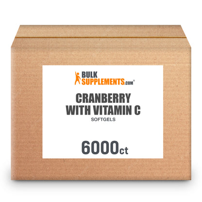 Cranberry with Vitamin C Softgels 6000 ct box