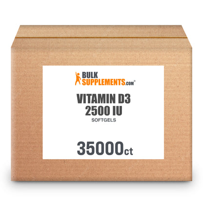 Vitamin D3 Softgels 2500 IU 35,000 ct box